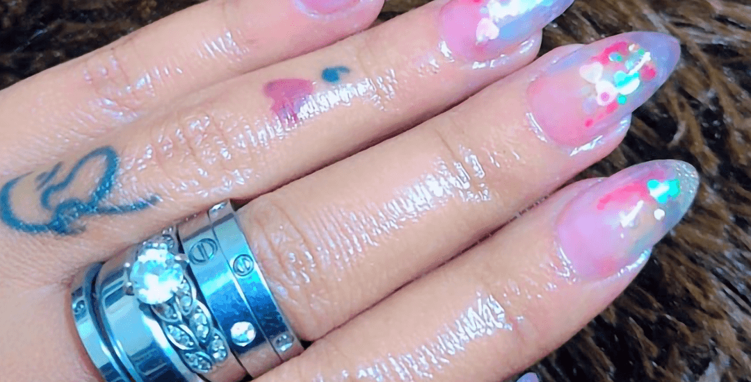 How to Fix Nail Health Mistakes | Model Hands Displaying Translucent Glassy Nails Created by Unicorn Academy Student