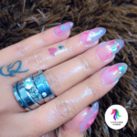 How to Fix Nail Health Mistakes | Model Hands Displaying Translucent Glassy Nails Created by Unicorn Academy Student