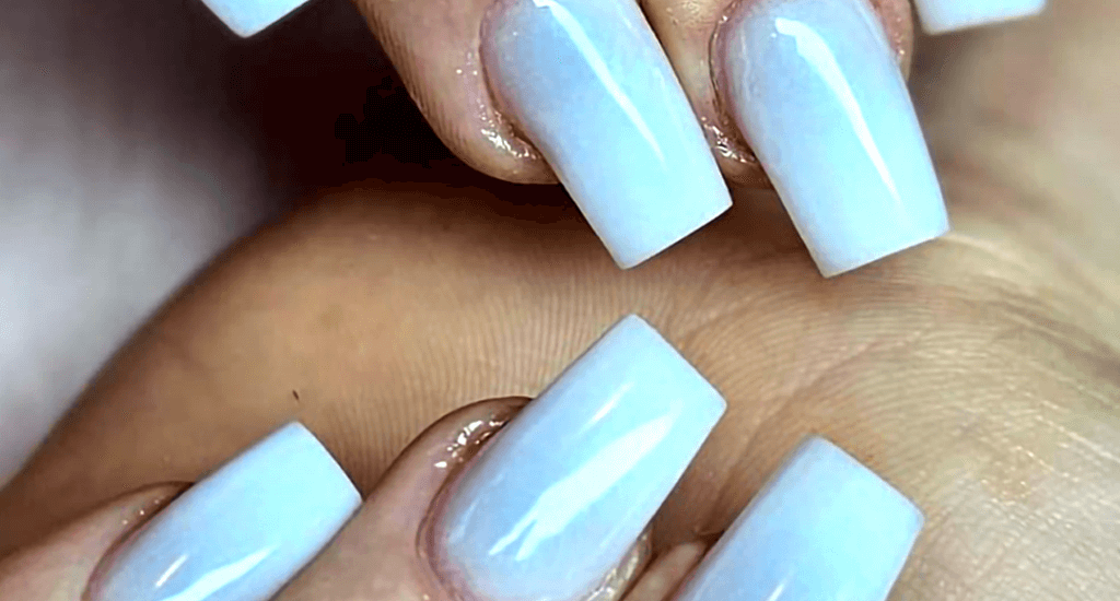 Glue-On Secrets from Unicorn Academy India! | Model Hands Displaying Flawless Milky White Gel Nail Extensions by Unicorn Academy Student