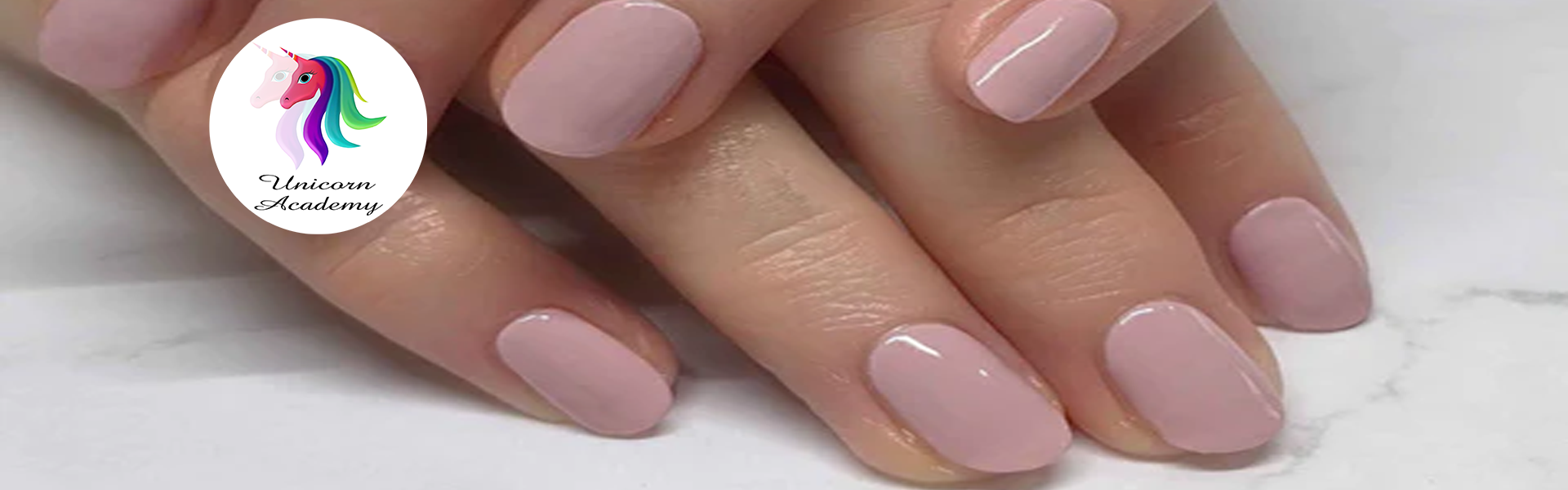 "Healthy-looking Poly Gel nails compared to natural nails."