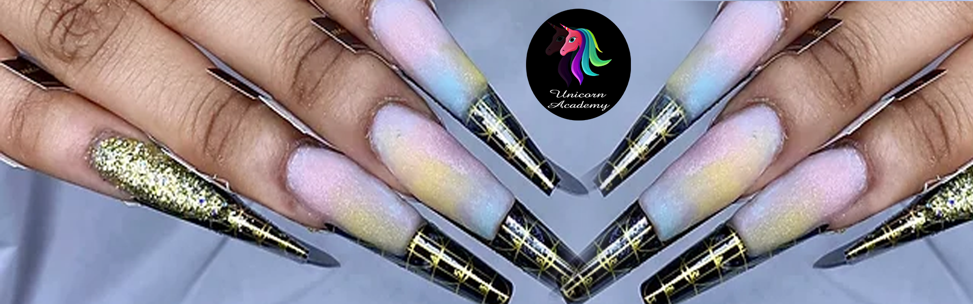 Sculpture Nails | Image of beautiful nail colors art with the help of brushes